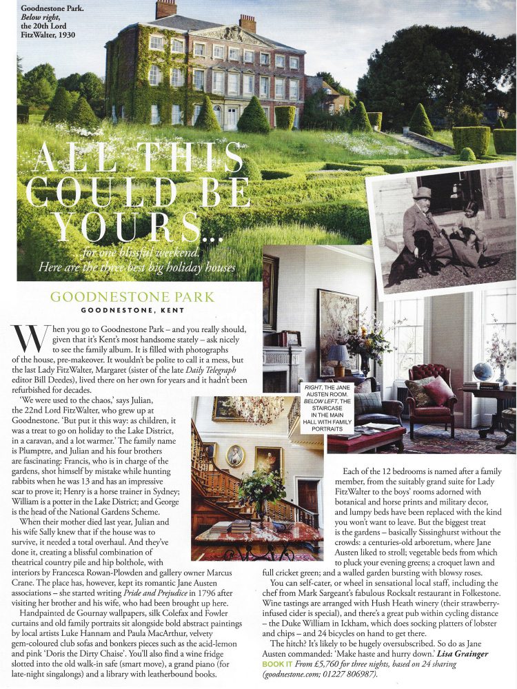 Homes & Garden magazine. Interior design & styling by Rowan Plowden Design.