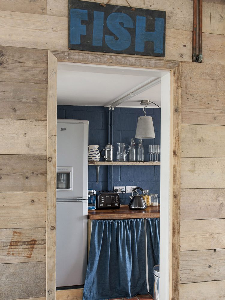 The kitchen at Field View beach house. Interior design & styling by Rowan Plowden Design.